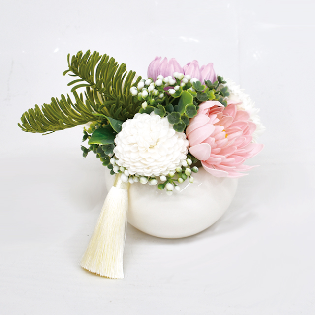 【S-090】ピンク　仏花ほほえみ